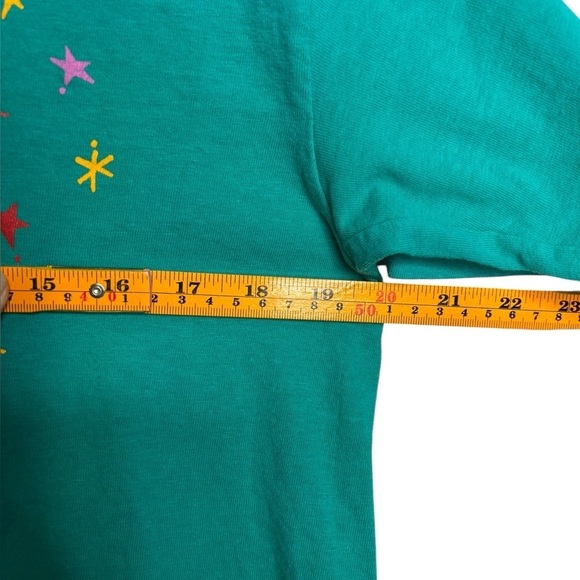 VTG Single Stitch Wearable Art Jeff Low Coyote Dreams Tee Size Large Teal - Picture 8 of 10